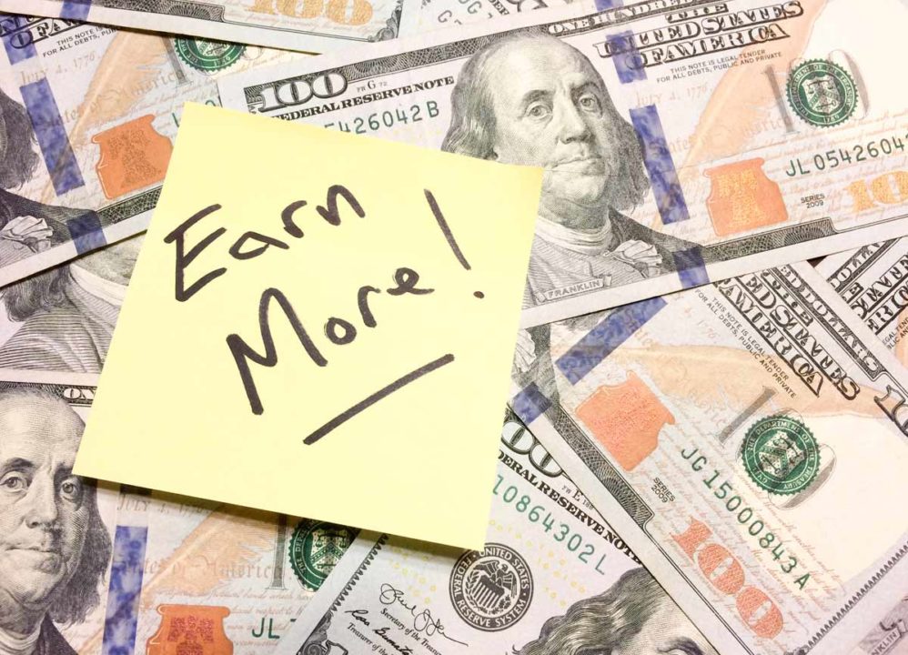 earn more money at work