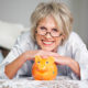 Happy older woman with retirement savings