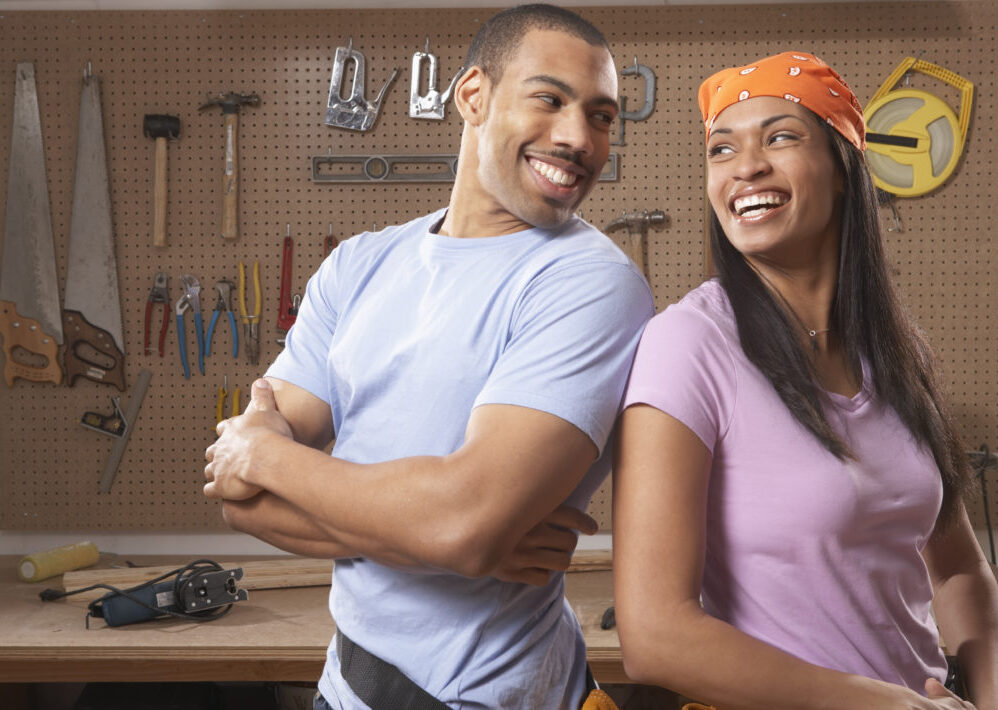 Couple happy to lower cost of home improvement