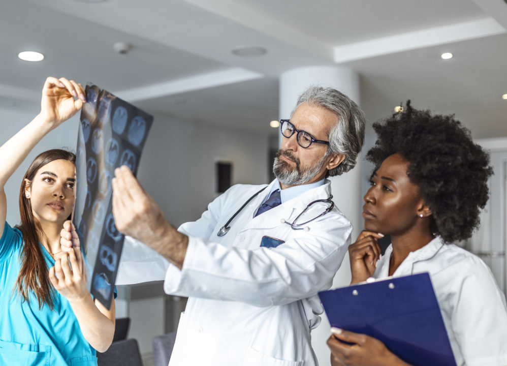 doctors reviewing a serious personal injury